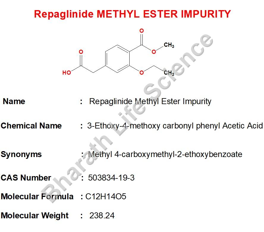 Repaglinide Methyl Ester Impurity